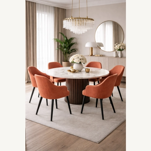 Krzesło tapicerowane DELUXE KR-9 Tkanina Hold Me 29